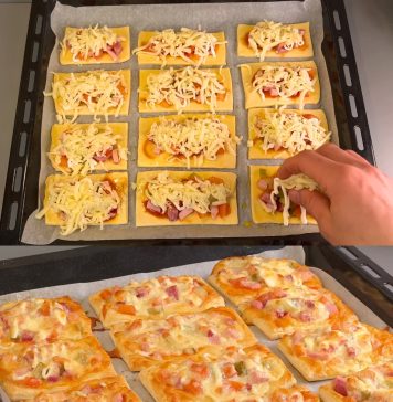 BEZ ČEKANJA DA TIJESTO NADOĐE…Mini pizza sendvići gotovi za 15 minuta…
