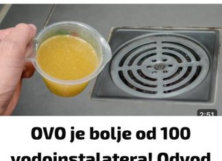 OVO je bolje od 100 vodoinstalatera! Odvod se nikad ne zaštopa niti smrdi