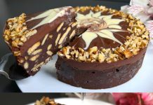 Desert za 5 minuta – svi traže ovaj recept: Kolač s orasima i 2 vrste čokolade bez pečenja (VIDEO)