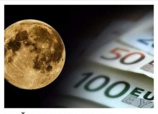 Veceras puni mjesec puni nam novcanike