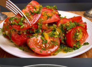 Najukusnije predjelo od paradajza ikad! 🍅 Čarobna salata – jednostavno i brzo!