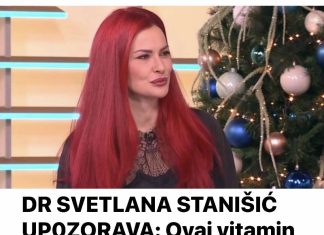 DR SVETLANA STANIŠIĆ UP0ZORAVA: Ovaj vitamin ozbiljno skraćuje život, ODMAH PRESTANITE da ga uzimate redovno