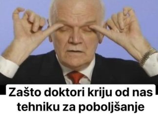 Zašto doktori kriju od nas tehniku za poboljšanje vida:BUradite ovo i ne dozvolite da vam vid slabi!