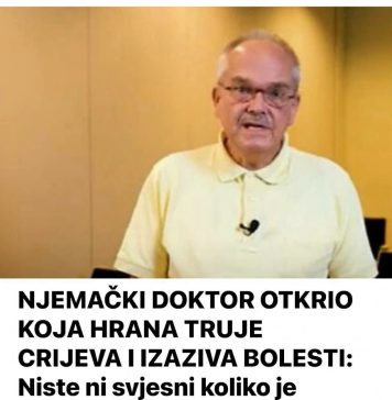 NJEMAČKI DOKTOR OTKRIO KOJA HRANA TRUJE CRIJEVA I IZAZIVA BOLESTI: Niste ni svjesni koliko je OPASNA PO VAS