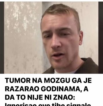 TUMOR NA MOZGU GA JE RAZARAO GODINAMA, A DA TO NIJE NI ZNAO: Ignorisao ove tihe signale
