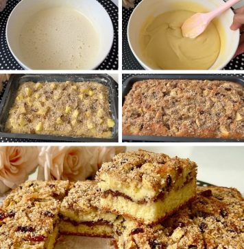 NJEŽNI KOLAČ SA JABUKAMA…Mekan kao duša, jedva sam čekala da podijelim recept sa vama…