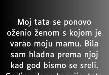 M0J TATA SE PON0VO OŽENIO ŽENOM S KOJOM JE VARAO MOJU MAMU..