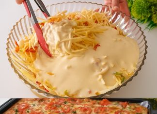 Samo naribajte 3 krompira. Bolje od pizze. Jednostavno, jeftino i ukusno👌.