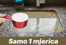 Samo 1 mjerica odštopava sve odvode, a smrad potpuno NESTANE…