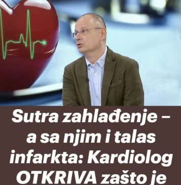 Sutra zahlađenje – a sa njim i talas infarkta: Kardiolog OTKRIVA zašto je tijelo u opasnosti…