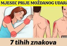 7 tihih znakova mjesec dana prije nego što se dogodi moždani udar…
