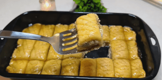 BAKLAVA KOLAČ – bez kora, a sočniji od prave! 🥰 recept iz Alžira..