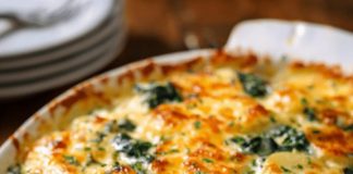 Tepsija od pečenog krompira i špinata – ukusan obrok za današnji ručak…