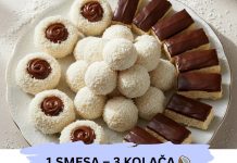 IZ JEDNE SMESE 3 VRSTE KOLAČA – Raffaello, Gnezda i Bajadera…