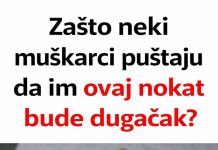 Zašto neki muškarci drže duge nokte na malim prstima?