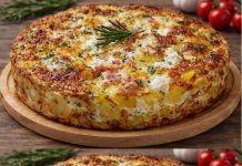 Zapečeni krompir sa siromi šunkom je jednostavan. U tren oka ćete imati spremno ukusno jelo, savršeno za užurbane radne večeri ili ugodnu porodičnu večeru.