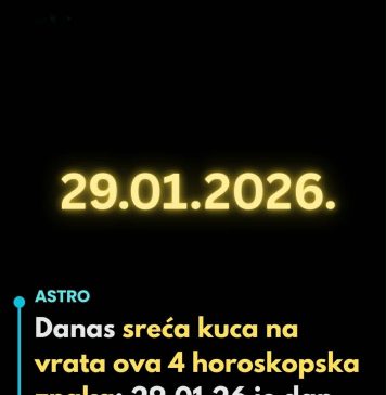Danas sreća kuca na vrata ova 4 horoskopska znaka: 29.01.26 je dan kada im se želje ostvaruju…