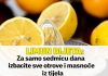 Limun dijeta: za samo sedmicu dana izbacite sve otrove I masnoće iz tijela!