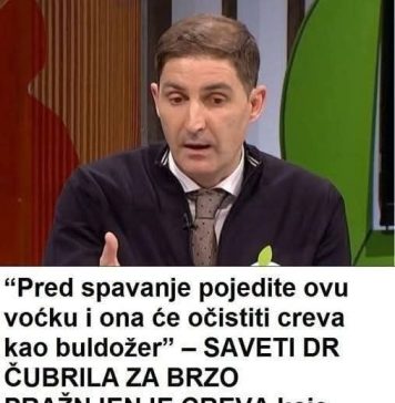 “Pred spavanje pojedite Ovu voćku I ona će očistiti creva kao buldožer” – saveti dr čubrila za brzo pražnjenje creva koje trebate obavezno isprobati…