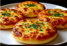 Mini pizza s krompirom! Iznenađujući recept za večeru za 15 minuta!