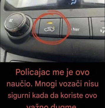 Čemu služi dugme za recirkulaciju vazduha u automobilu i kada ga treba koristiti…