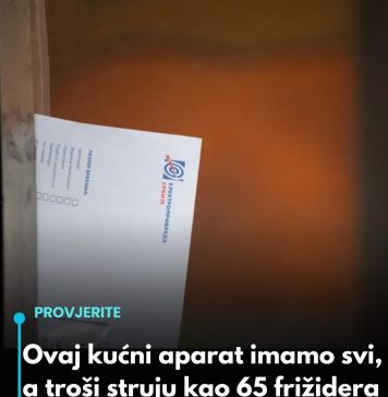 Ovaj kućni aparat imamo svi, a troši struju kao 65 frižidera upaljenih istovremeno!