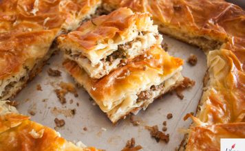 📌 HRSKAVA polagana pita/ pogača sa mljevenim mesom…Nešto potpuno novo, vrijedi probati…❗