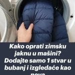 Kako oprati zimsku jaknu u mašini? Dodajte samo 1 stvar u bubanj i izgledaće kao nova