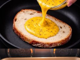 Prelijte jaja preko hljeba. Jednostavno i ukusno! Novi doručak koji se topi u ustima