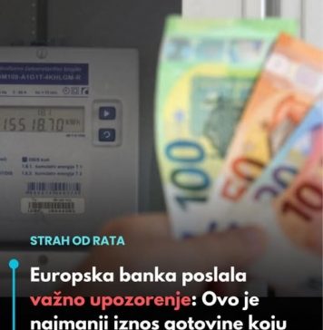 Europska banka poslala važno upozorenje: Ovo je najmanji iznos gotovine koju morate imati kod kuće
