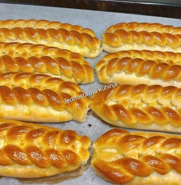 📌TIJESTO GOTOVO ZA PAR MINUTA..Najmekša pletenica sa krem sirom…Vrlo jednostavan recept…❗