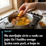 Ne stavljajte sirće u vodu za jaja: Uz 1 kašiku ovoga ljuska neće pući, a boja će biti duplo jača