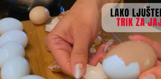 Kako skuvati jaja da se lako ljušte (bez greške) TRIK koji uvek uspije…