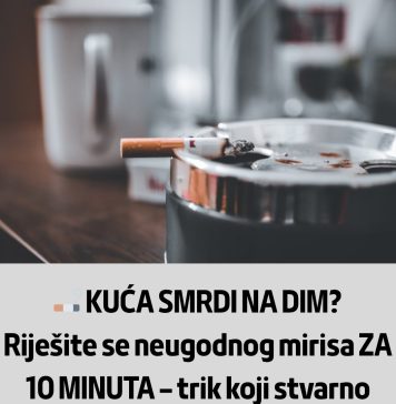 🚬 KUĆA SMRDI NA DIM? Riješite se neugodnog mirisa ZA 10 MINUTA – trik koji stvarno djeluje! 🧼✨