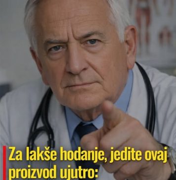 Za lakše hodanje, jedite ovaj proizvod ujutro: starost počinje s nogama…