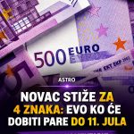 Novac stiže za 4 znaka: Evo ko će dobiti pare do 11. jula