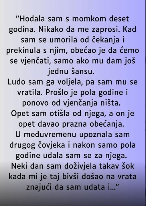 Deset godina čekala je vjeridbu, a onda je u brak ušla s drugim čovjekom - featured image Deset godina čekala je vjeridbu, a onda je u brak ušla s drugim čovjekom - featured image