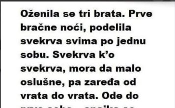 Oženila se tri brata. Prve bračne noći, podijelila svekrva… Oženila se tri brata. Prve bračne noći, podijelila svekrva… - featured image