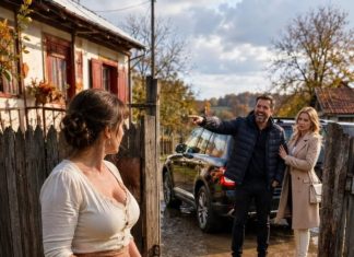 Moj bivši suprug vratio se u selo nakon 17 godina sa skupim SUV-om i puno mlađom suprugom. Pogledao je moju kuću, moje blatnjave čizme i počeo se smijati: „Mogla si živjeti kao kraljica sa mnom. Sada nosiš krumpire kao glupa seljanka.” Nisam mu odgovorila. Ali on nije znao tko sluša svaku riječ iza vrata… Moj bivši suprug vratio se u selo nakon 17 godina sa skupim SUV-om i puno mlađom suprugom. Pogledao je moju kuću, moje blatnjave čizme i počeo se smijati: „Mogla si živjeti kao kraljica sa mnom. Sada nosiš krumpire kao glupa seljanka.” Nisam mu odgovorila. Ali on nije znao tko sluša svaku riječ iza vrata… - featured image