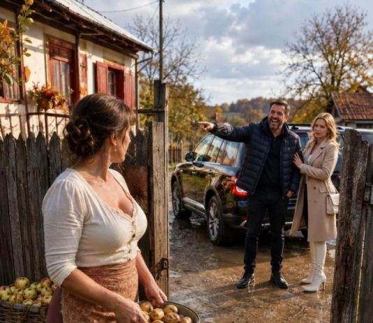 Moj bivši suprug vratio se u selo nakon 17 godina sa skupim SUV-om i puno mlađom suprugom. Pogledao je moju kuću, moje blatnjave čizme i počeo se smijati: „Mogla si živjeti kao kraljica sa mnom. Sada nosiš krumpire kao glupa seljanka.” Nisam mu odgovorila. Ali on nije znao tko sluša svaku riječ iza vrata… Moj bivši suprug vratio se u selo nakon 17 godina sa skupim SUV-om i puno mlađom suprugom. Pogledao je moju kuću, moje blatnjave čizme i počeo se smijati: „Mogla si živjeti kao kraljica sa mnom. Sada nosiš krumpire kao glupa seljanka.” Nisam mu odgovorila. Ali on nije znao tko sluša svaku riječ iza vrata… - featured image