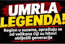 UMRLA LEGENDA! Region u suzama, opraštaju se od velikana čiji su hitovi obilježili generacije..