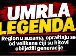 UMRLA LEGENDA! Region u suzama, opraštaju se od velikana čiji su hitovi obilježili generacije..